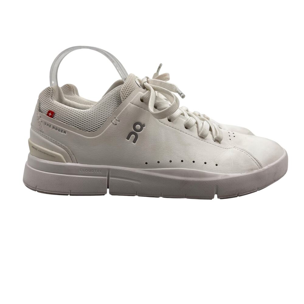On Running Womens 9 Shoes White The Roger Advantage Lace Up Sneakers 3WD10652351